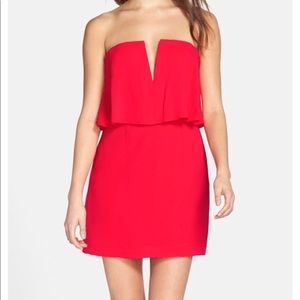 BCBG Strapless mini dress